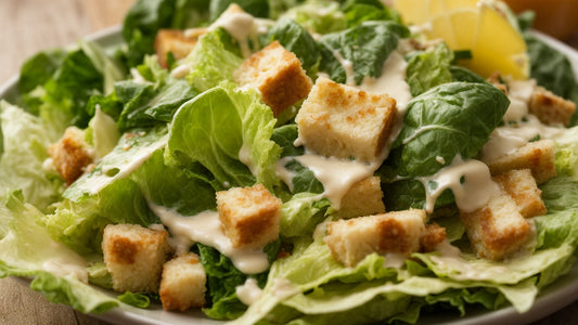 Simple, Yet Amazing Caesar Salad Recipe with Jennysong Asiago Caesar Dressing