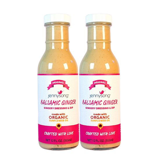 Jennysong Balsamic Ginger Dressing 12 FL OZ - 2 Pack